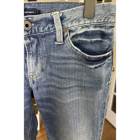 Ralph Lauren Sport Madison 888 Jeans Women's 28 Light Wash Distressed Denim - Picture 3 of 10